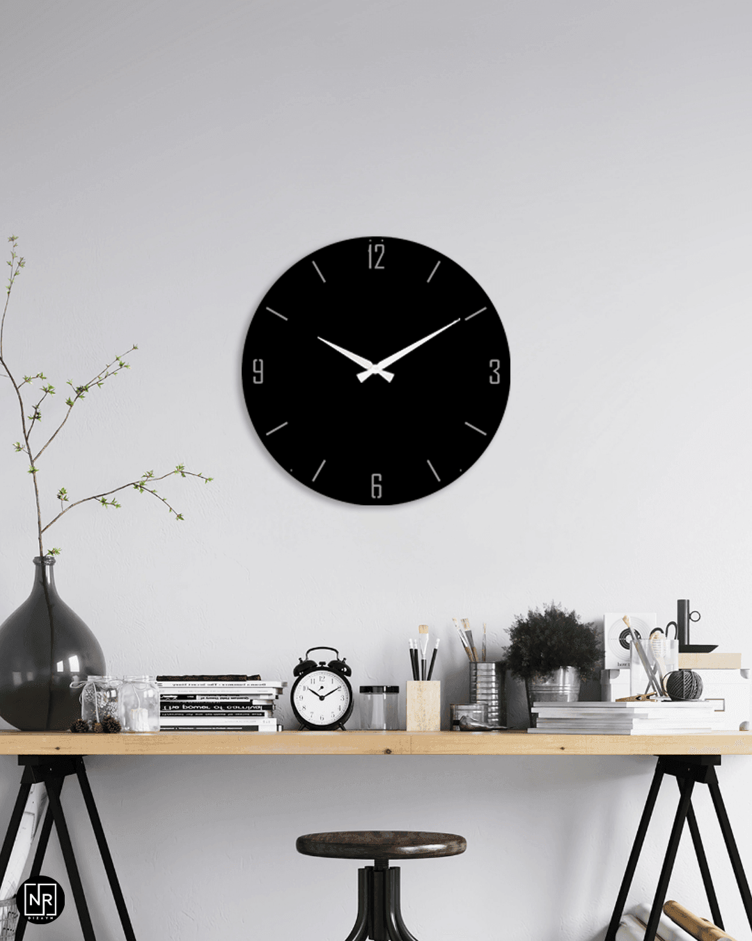 Timecraft Dekoratif Metal Duvar Saati
