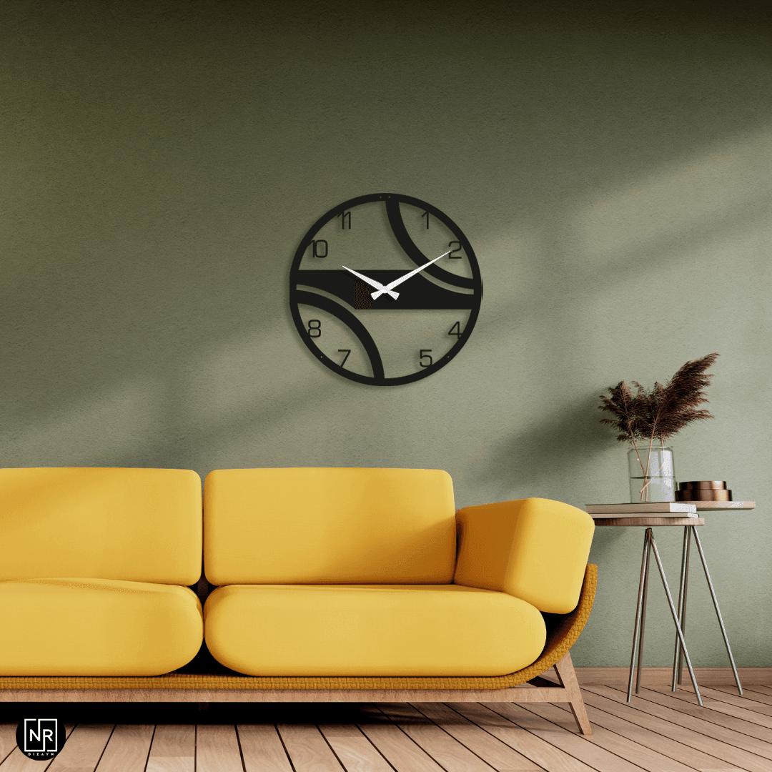 LineaTime Dekoratif Metal Duvar Saati