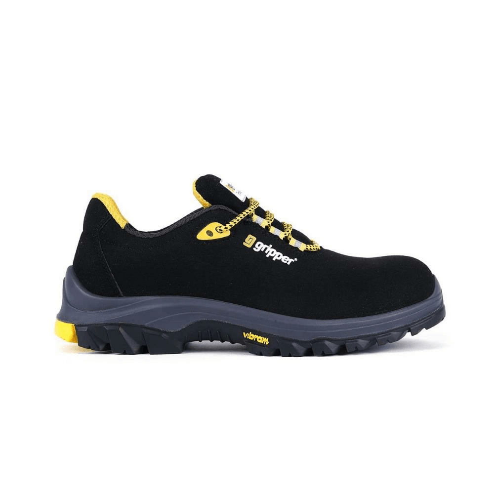 Mekap Gripper Executive Low GPR-55 S2 SRC HRO Vibram Taban Mikrofiber Deri Kompozit Burun Spor İş Ayakkabısı