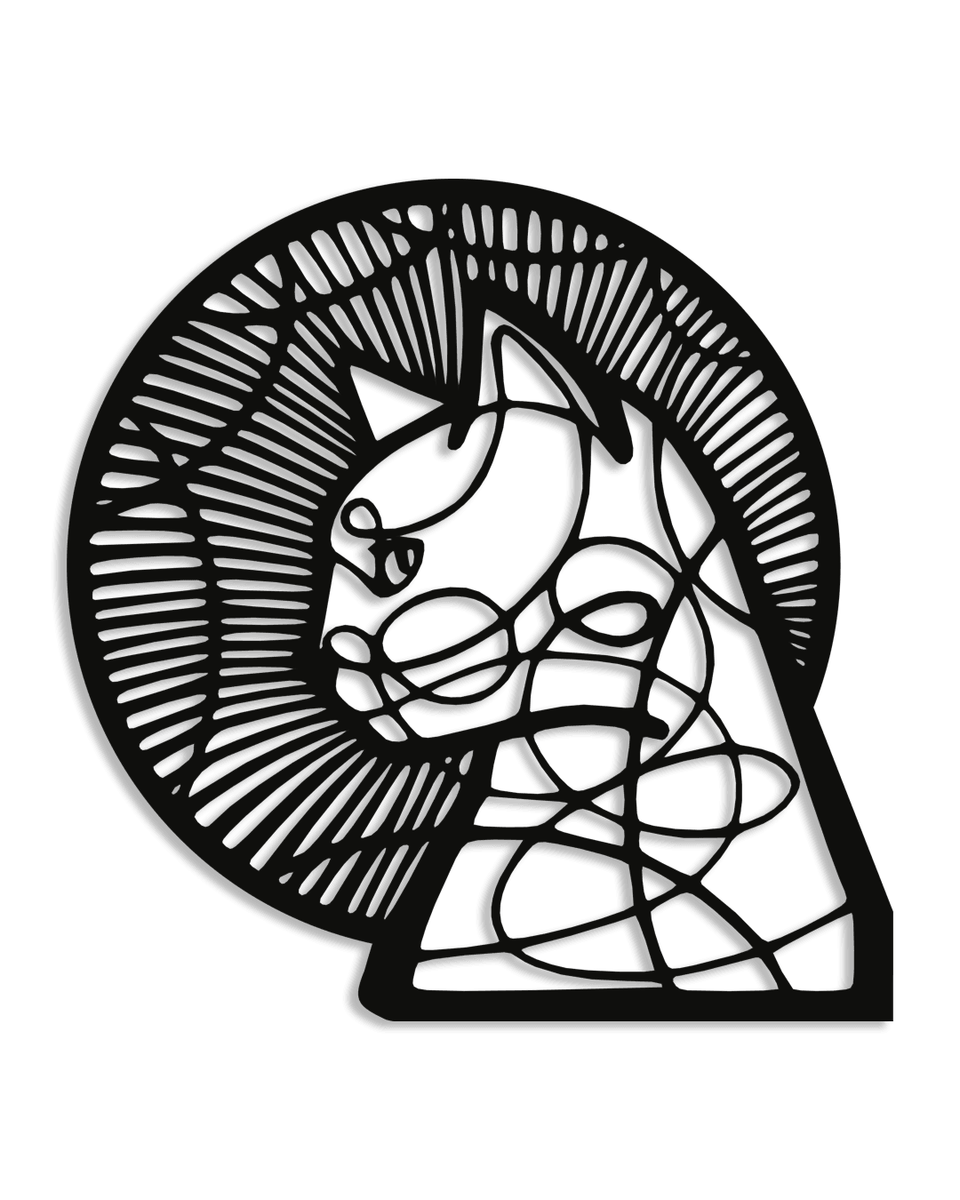 Kedi Dekoratif Metal Duvar Tablosu