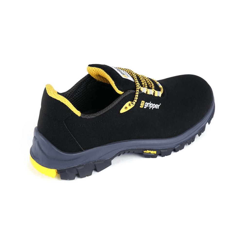 Mekap Gripper Executive Low GPR-55 S2 SRC HRO Vibram Taban Mikrofiber Deri Kompozit Burun Spor İş Ayakkabısı