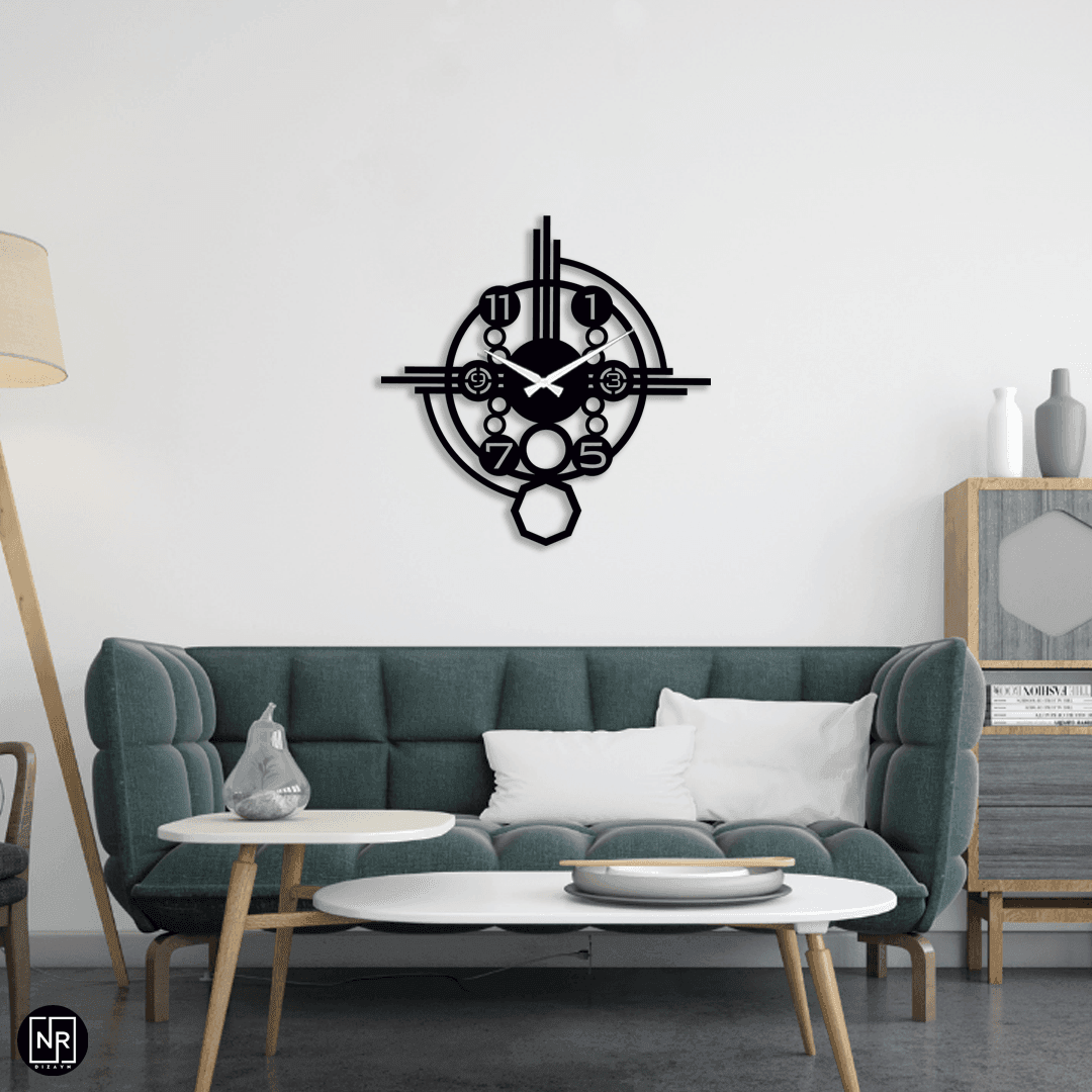 Fragmenta Metal Duvar Saati