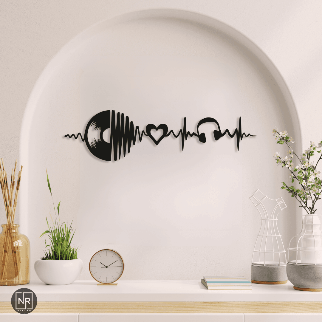 Müzik Ritim Dekoratif Tablo