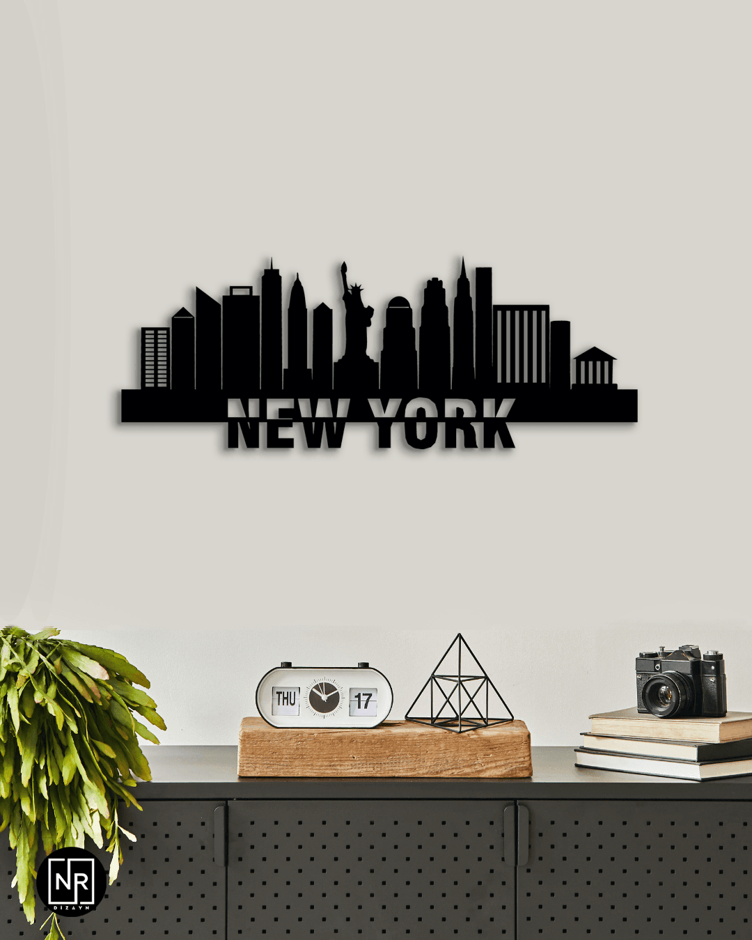 New York Dekoratif Metal Duvar Tablosu
