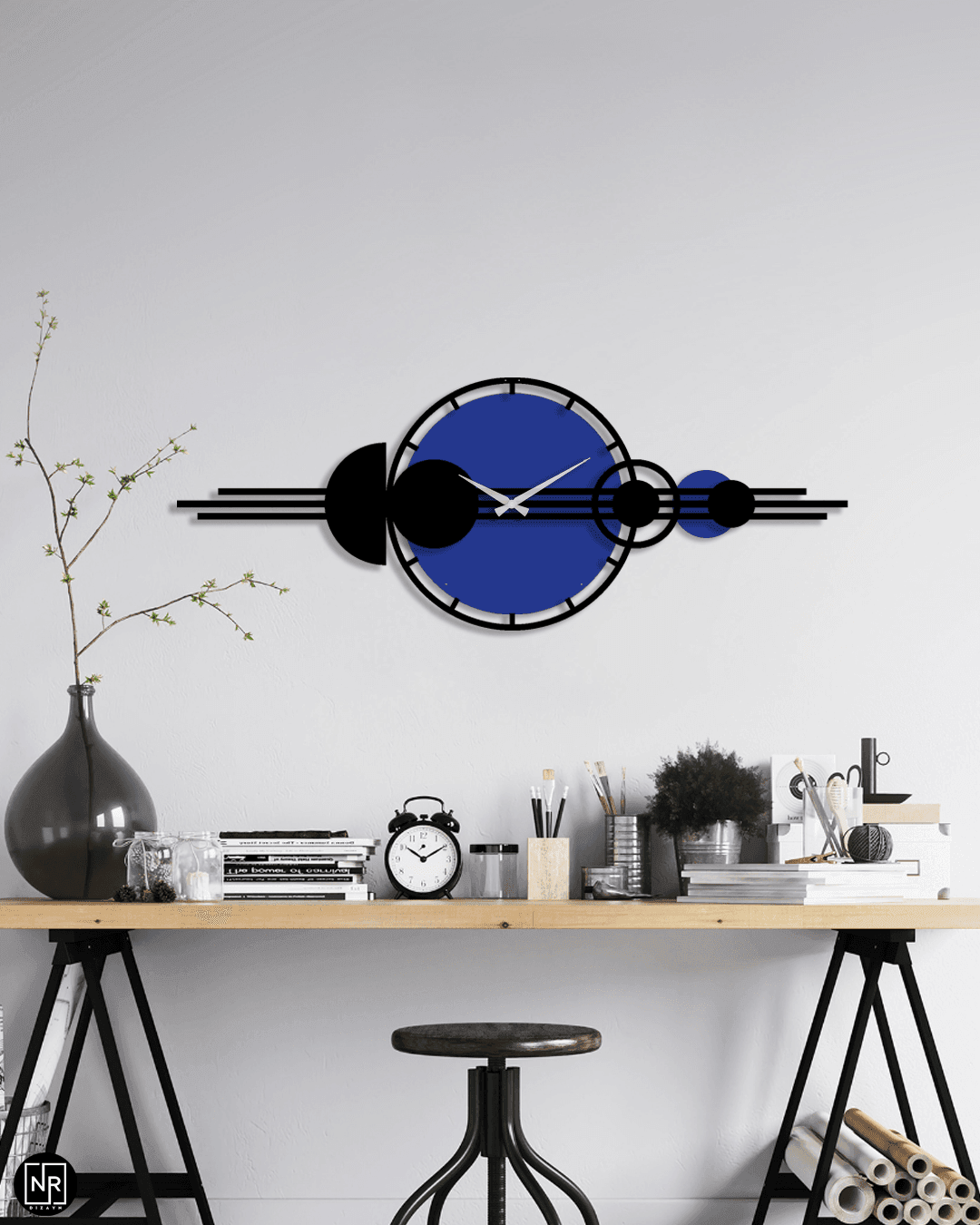 Solaria Metal Duvar Saati