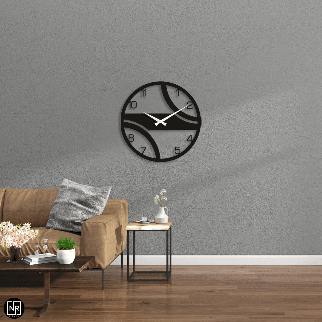 LineaTime Dekoratif Metal Duvar Saati