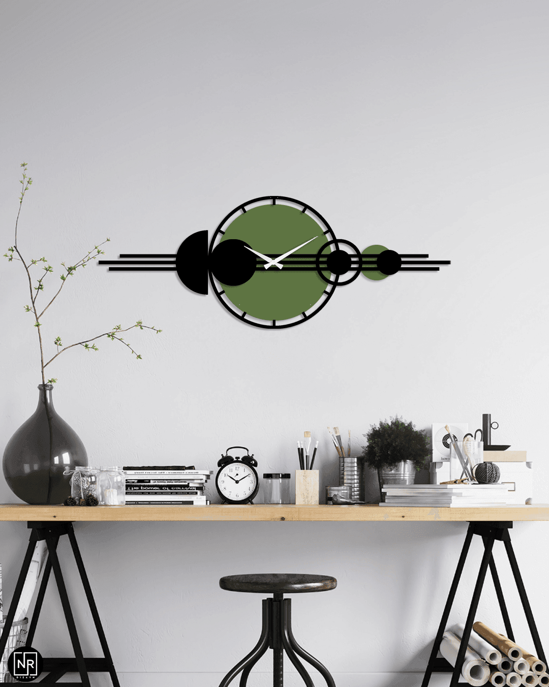 Solaria Metal Duvar Saati