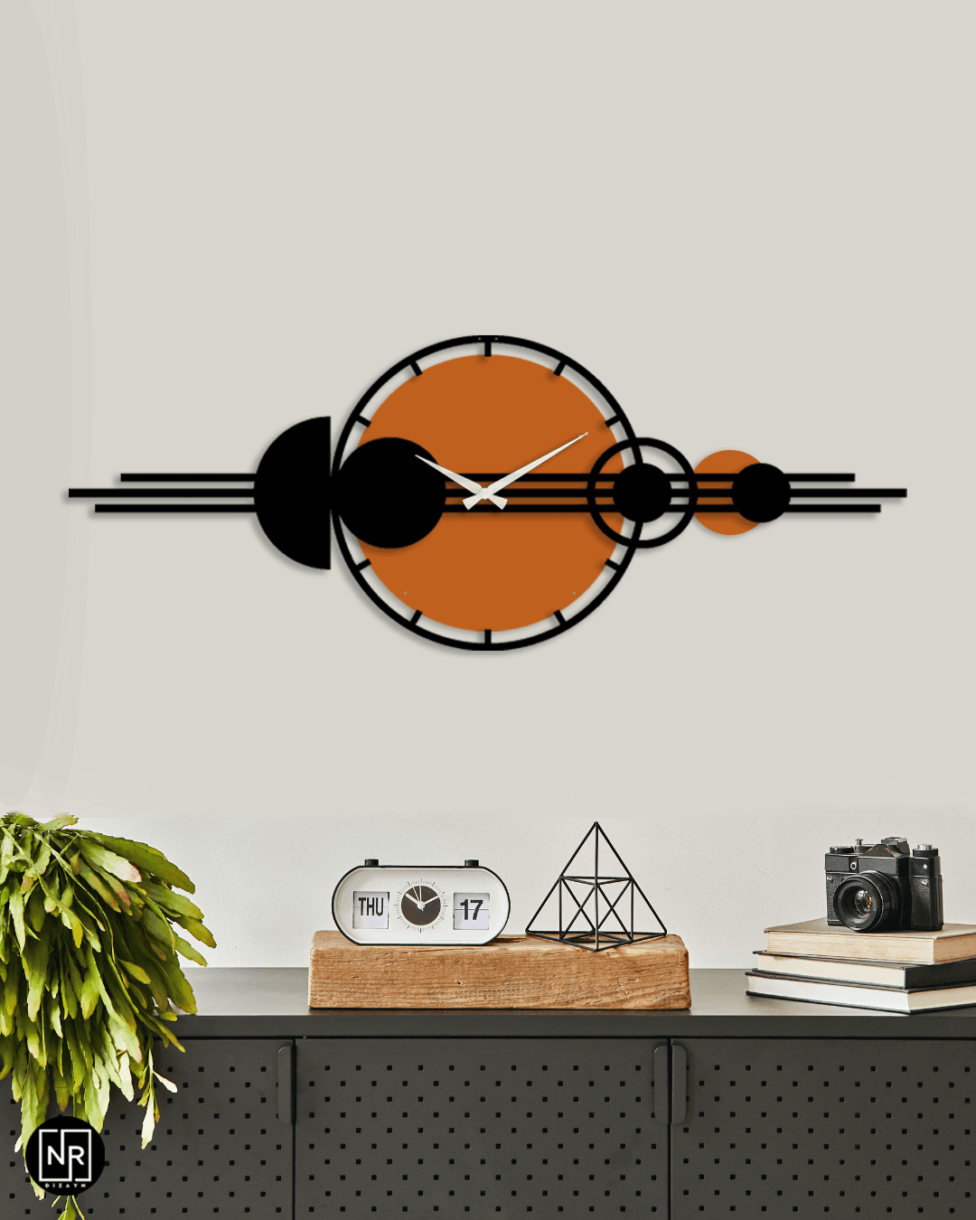 Solaria Metal Duvar Saati