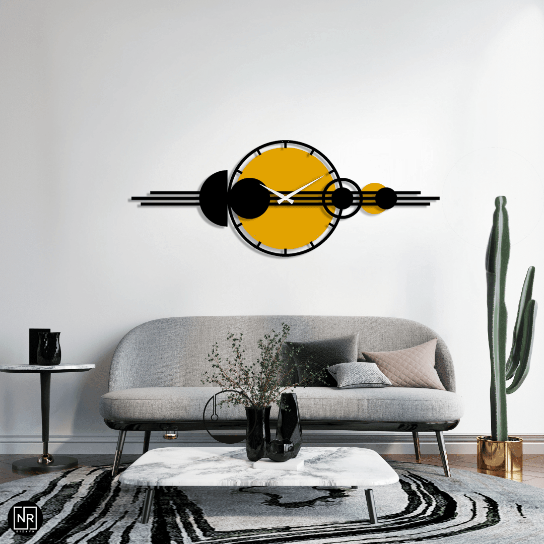 Solaria Metal Duvar Saati