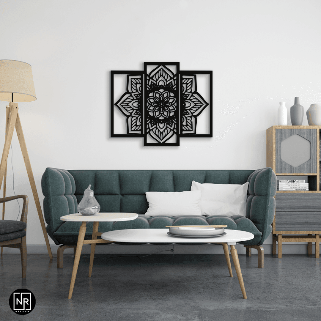 Dekoratif Metal Duvar Tablosu