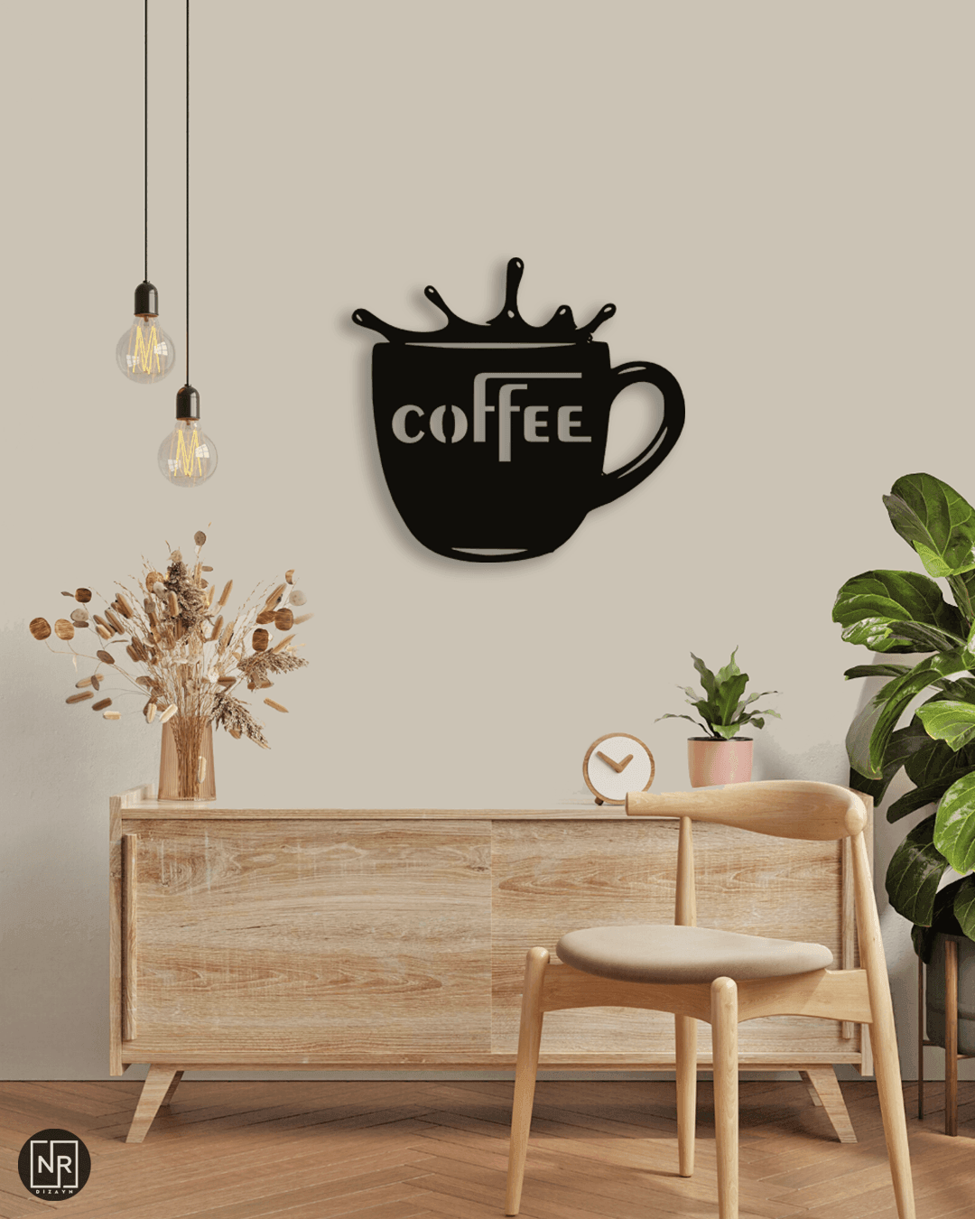 Coffee Dekoratif Metal Duvar Tablosu