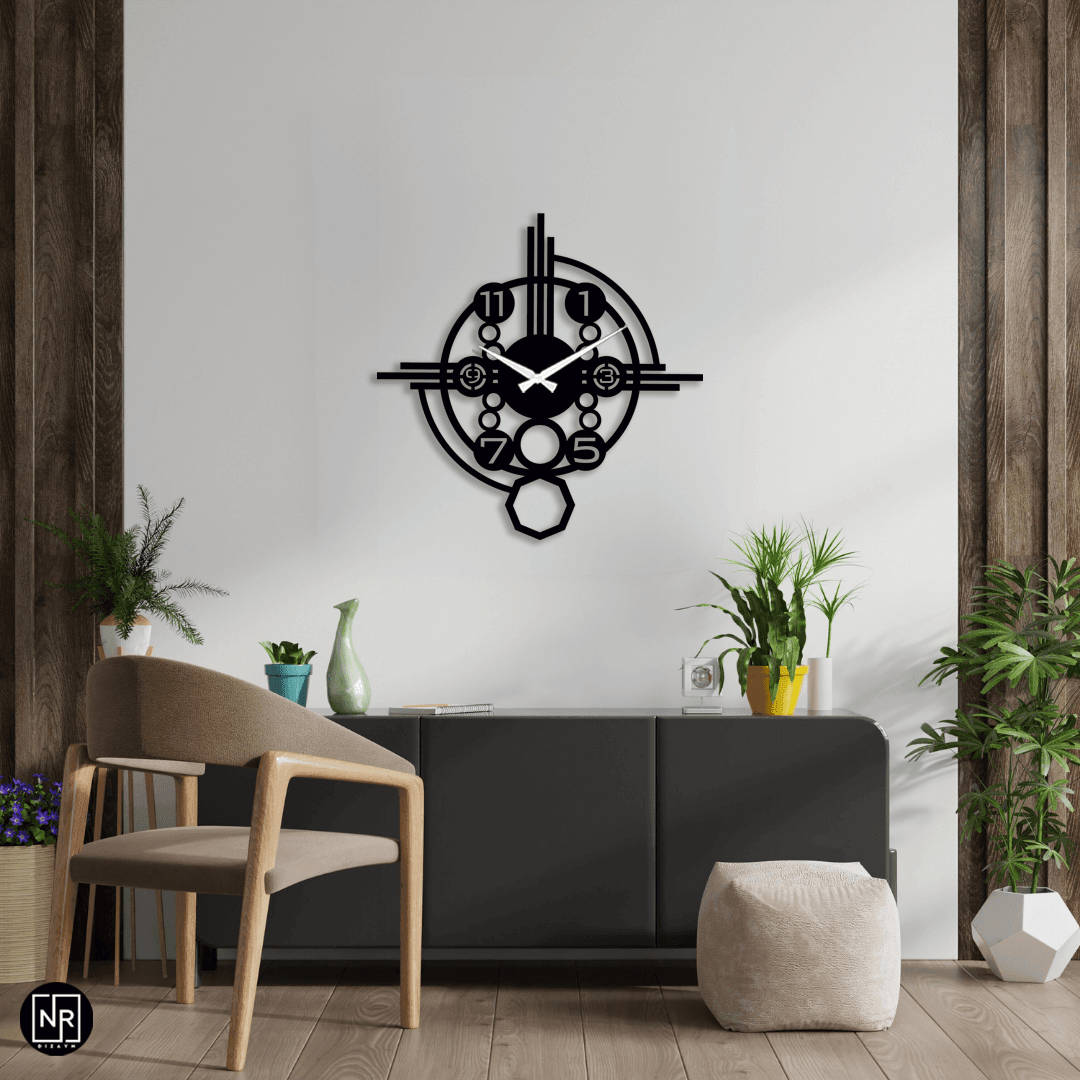 Fragmenta Metal Duvar Saati