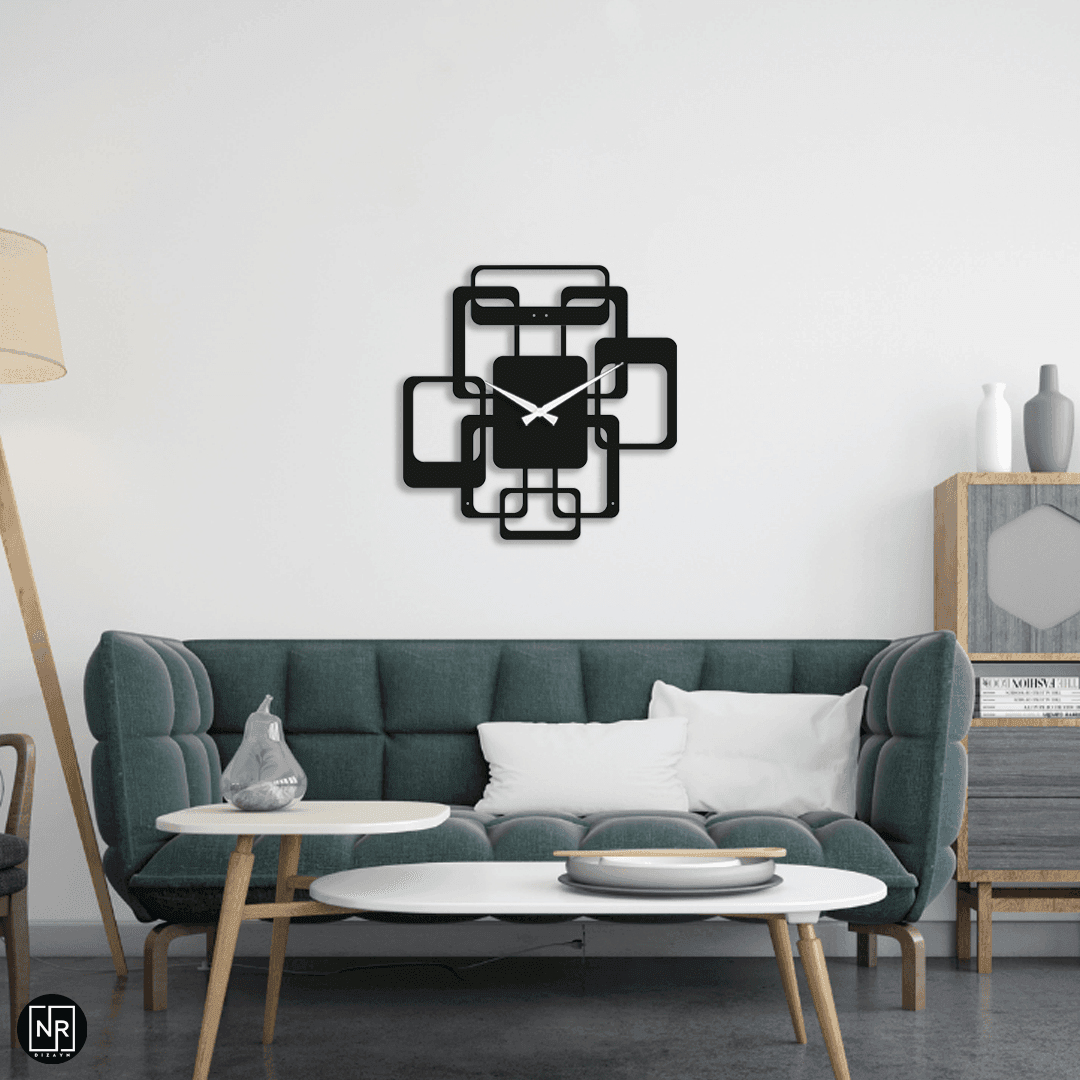 ZenTick Dekoratif Metal Duvar Saati