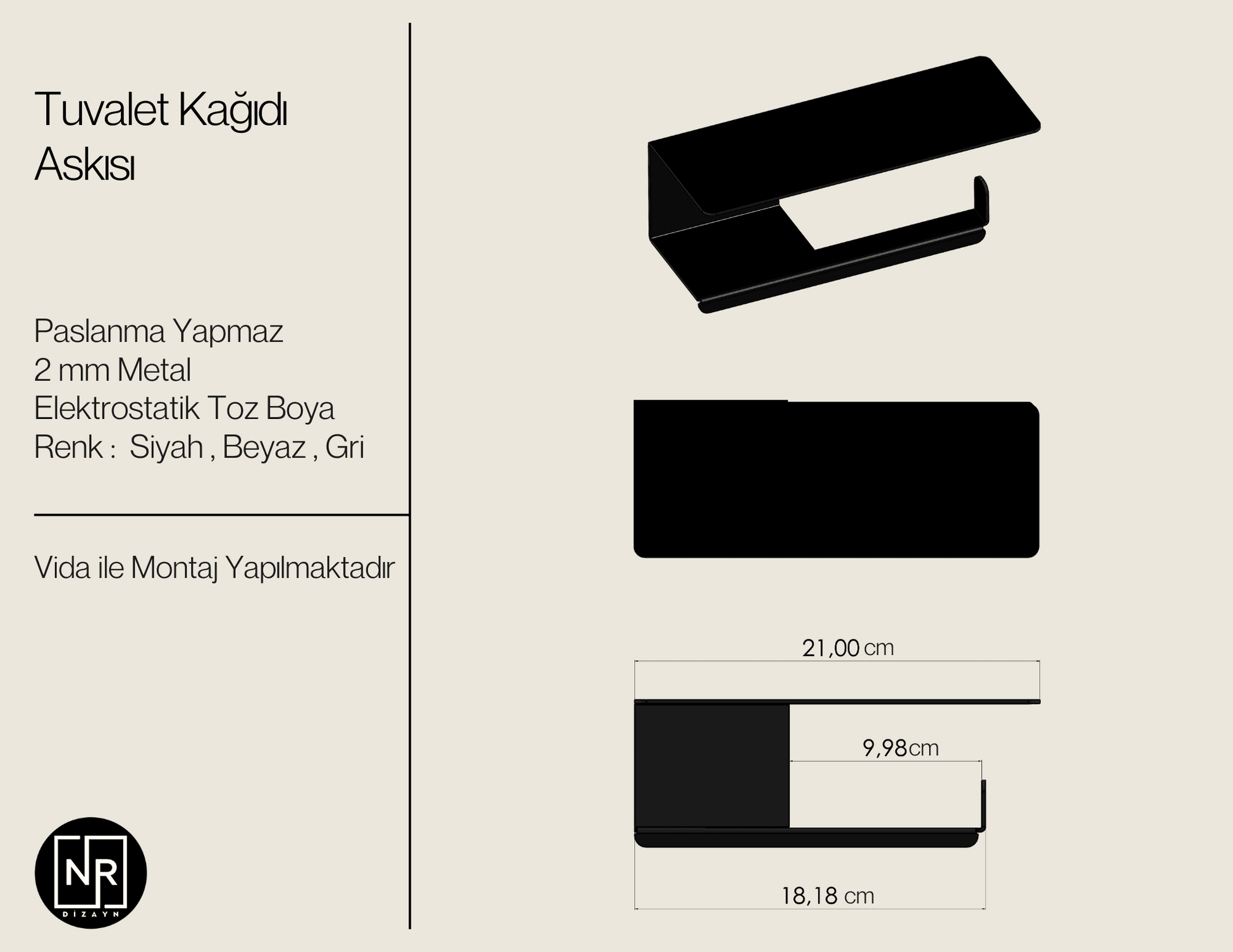 Tuvalet Kağıdı Askısı