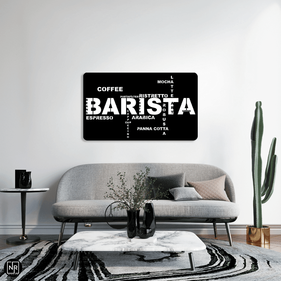 CaffèGraph Metal Duvar Tablosu