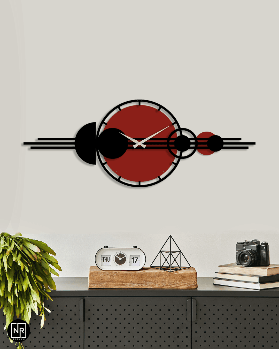 Solaria Metal Duvar Saati