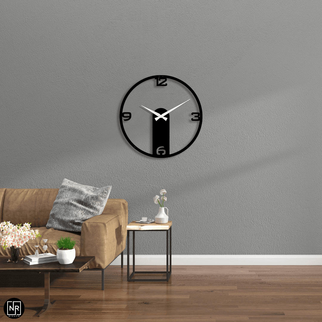 CoreTick Dekoratif Metal Duvar Saati