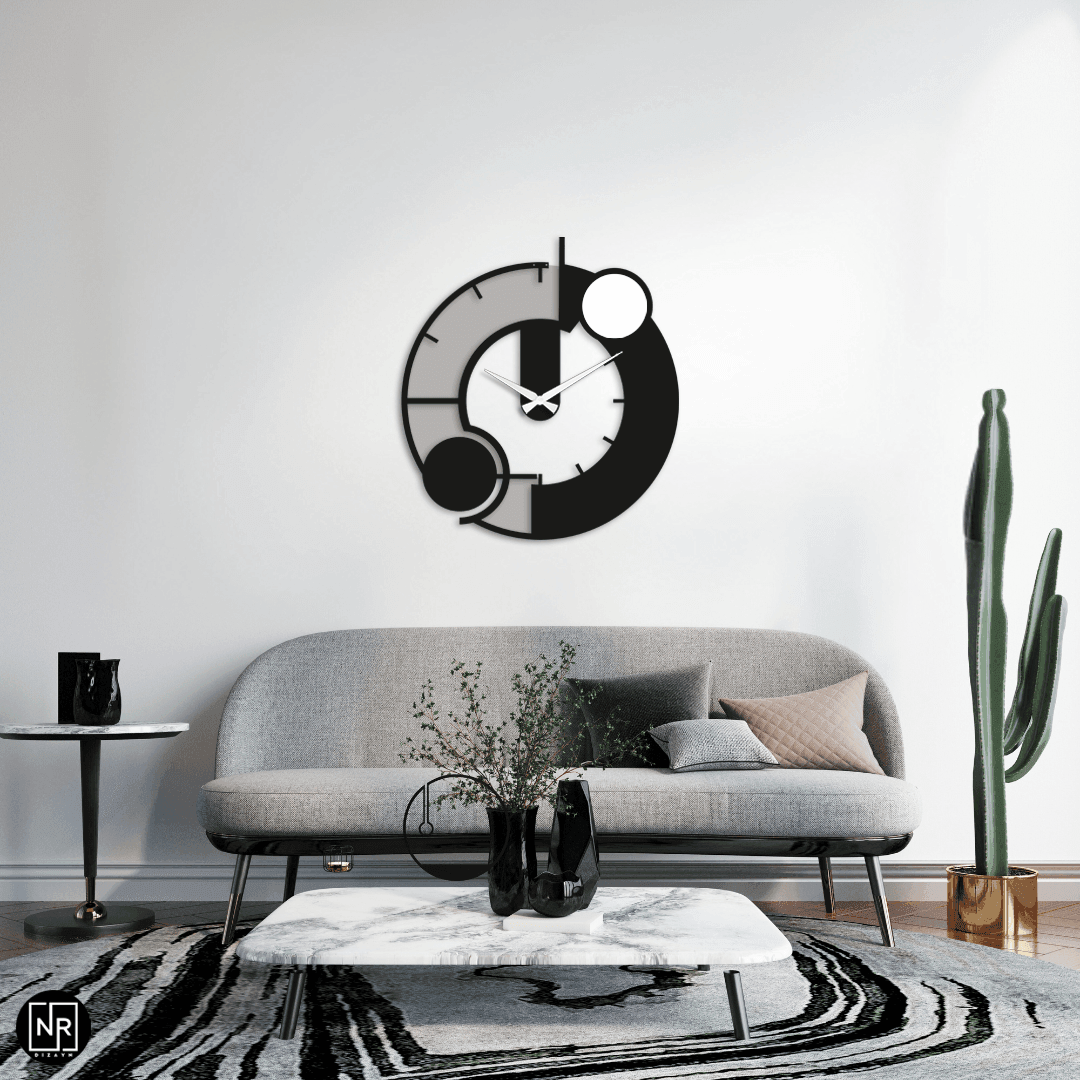 Zaman360 Metal Duvar Saati