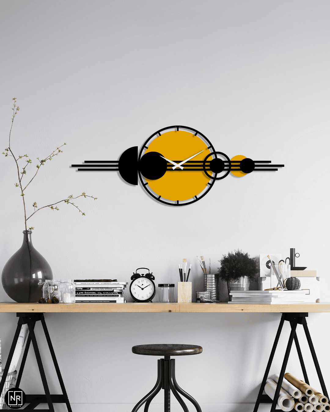 Solaria Metal Duvar Saati