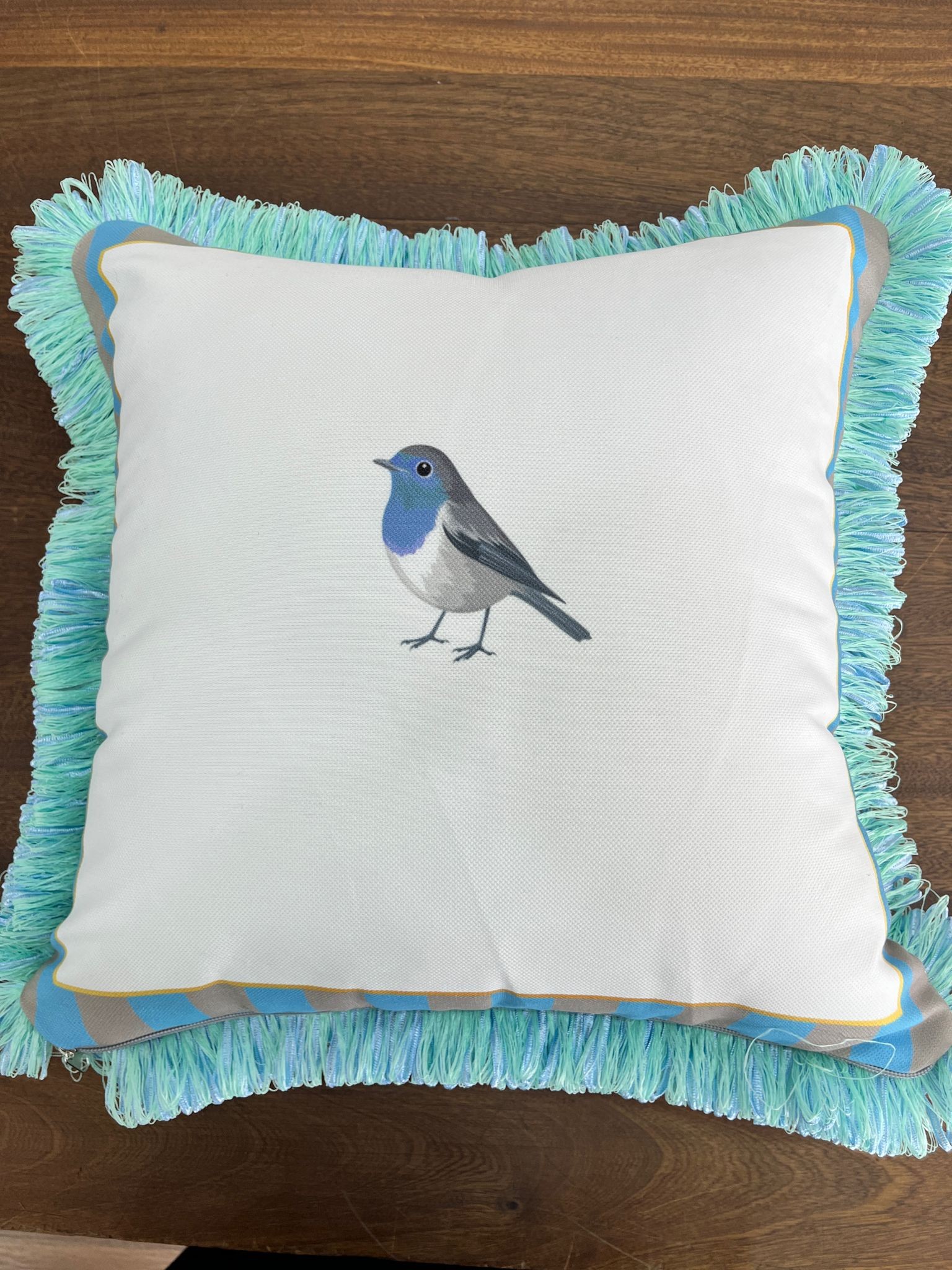 PIP STUDIO ÇİZGİLİ ÇERÇEVELİ  KIRLENT MAVİ 