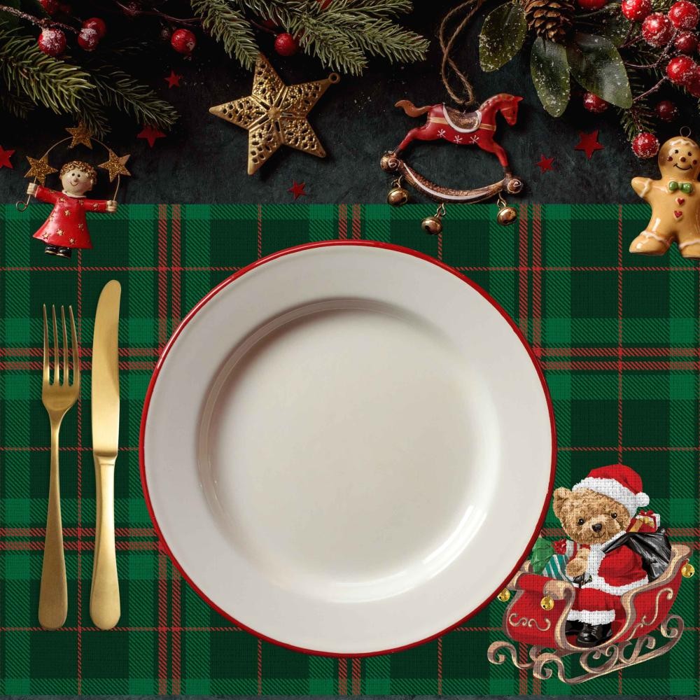 SANTA TEDDY KUMAŞ AMERİKAN SERVİS