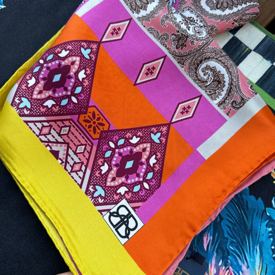 Buatly twill ipek eşarp