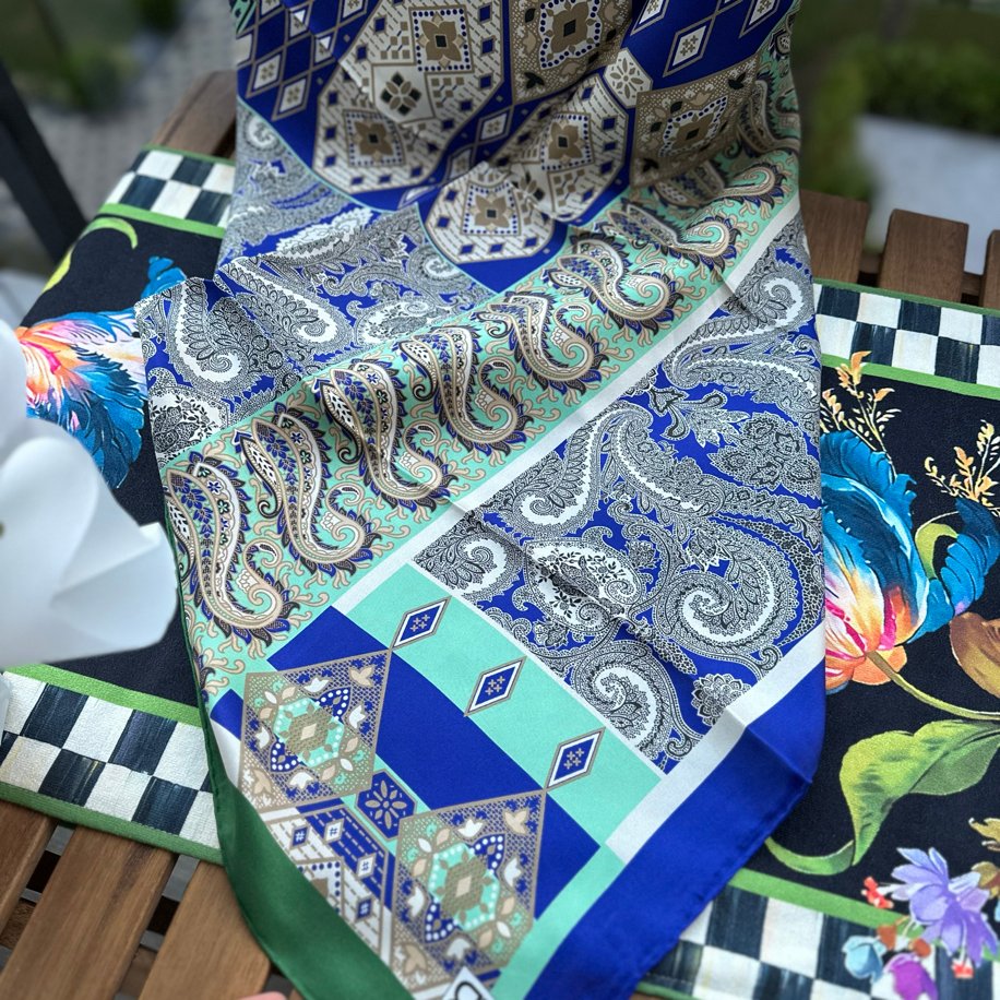 Buatly Twill ipek eşarp
