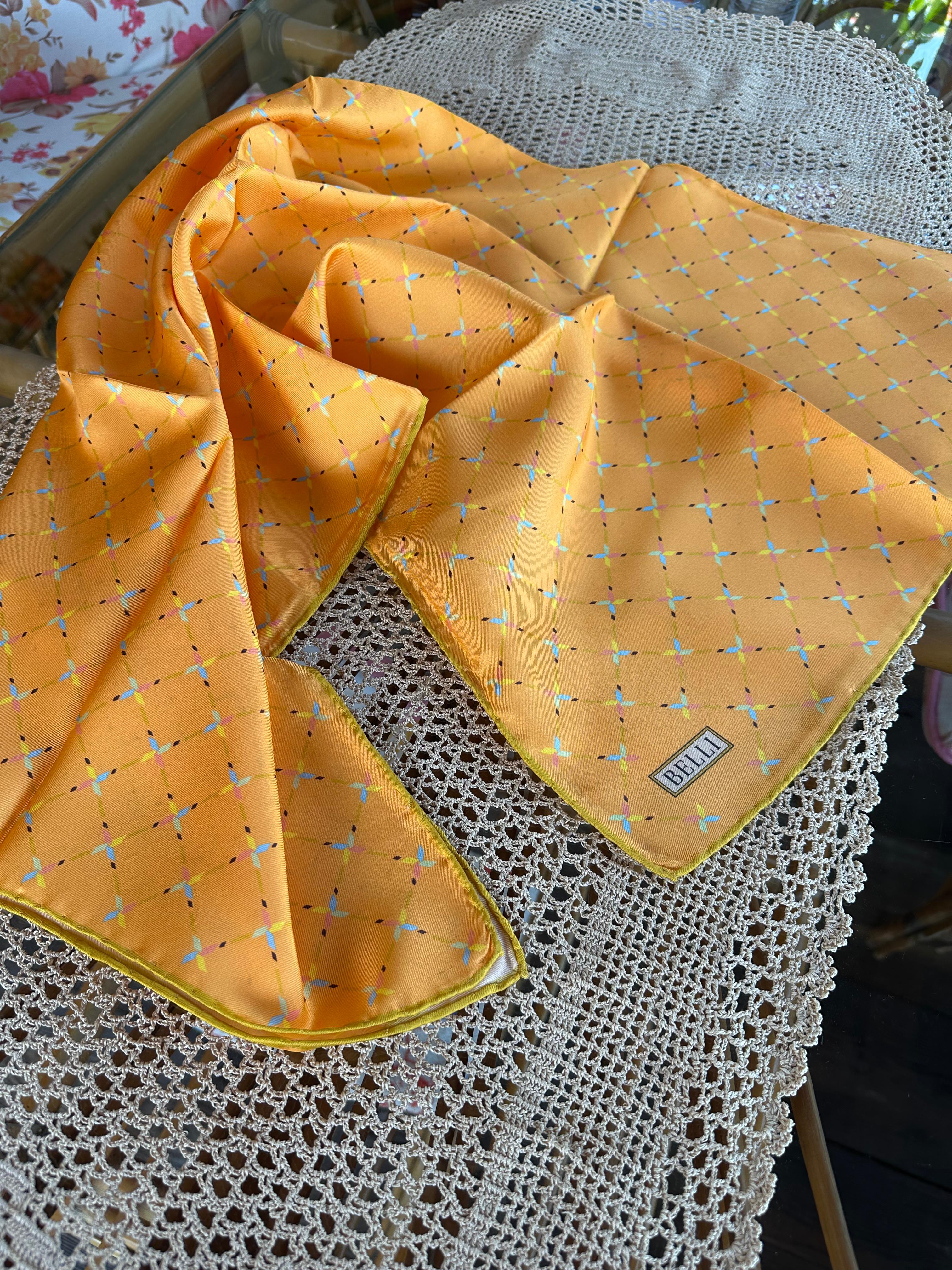 Belli Twill ipek eşarp 