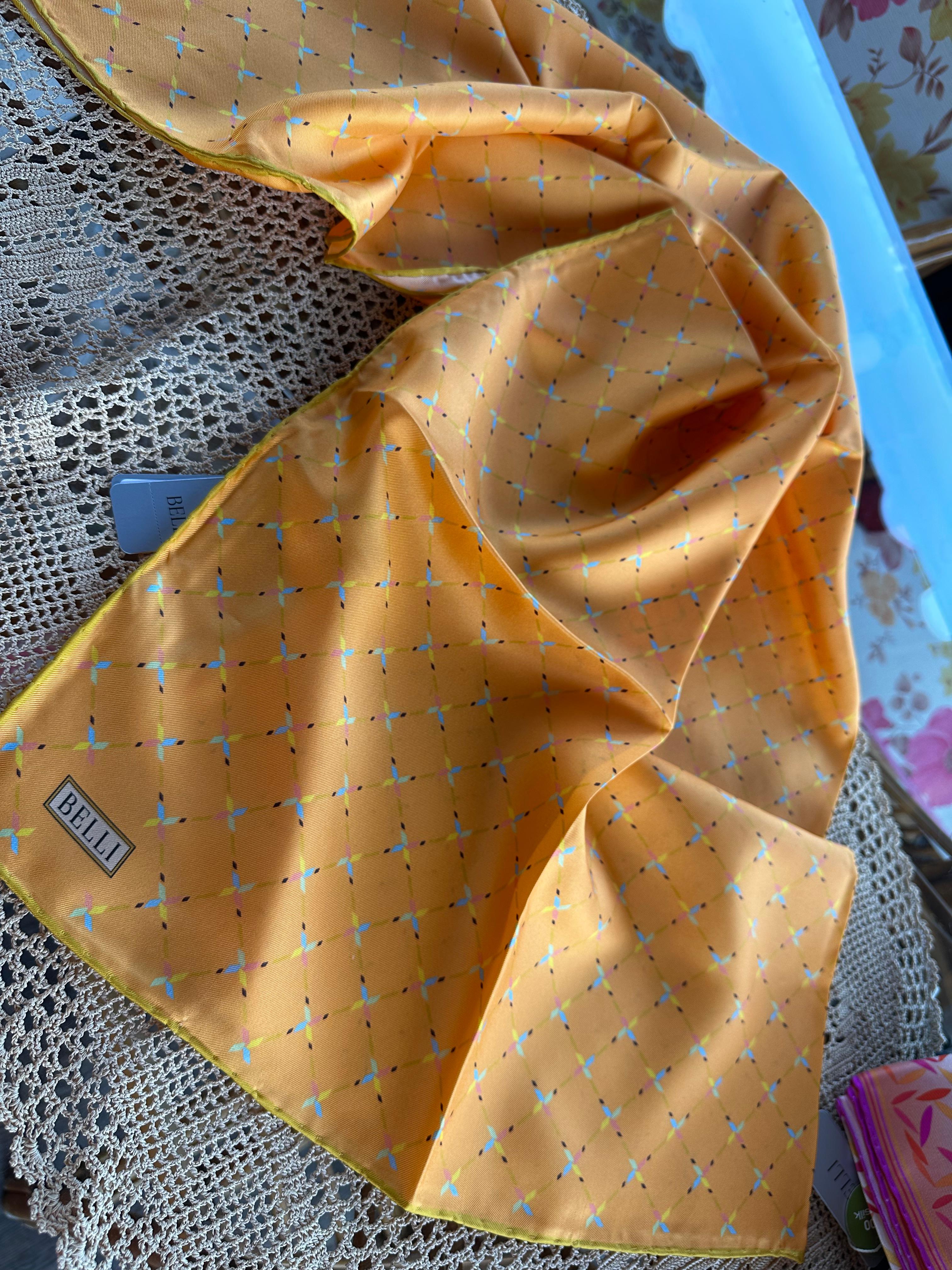 Belli Twill ipek eşarp 