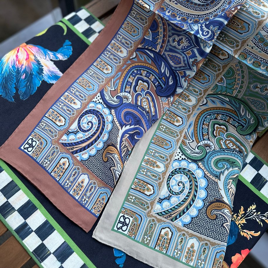 Buatly Twill ipek eşarp