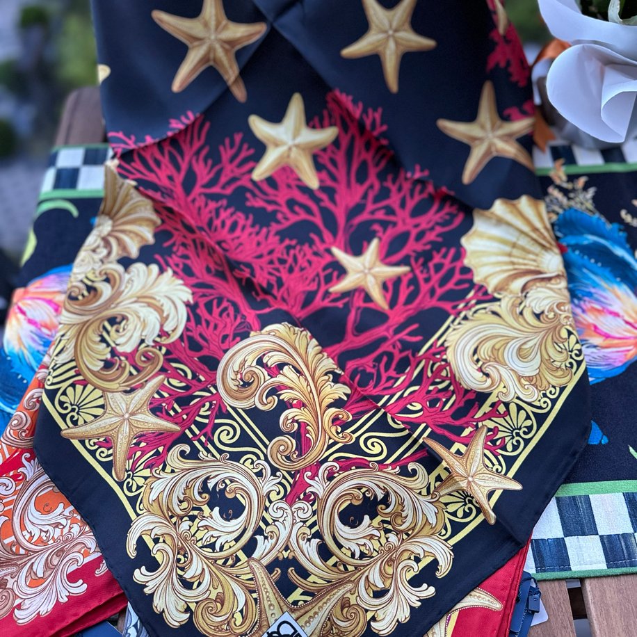 Buatly Twill ipek eşarp