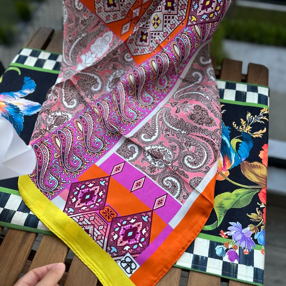 Buatly twill ipek eşarp