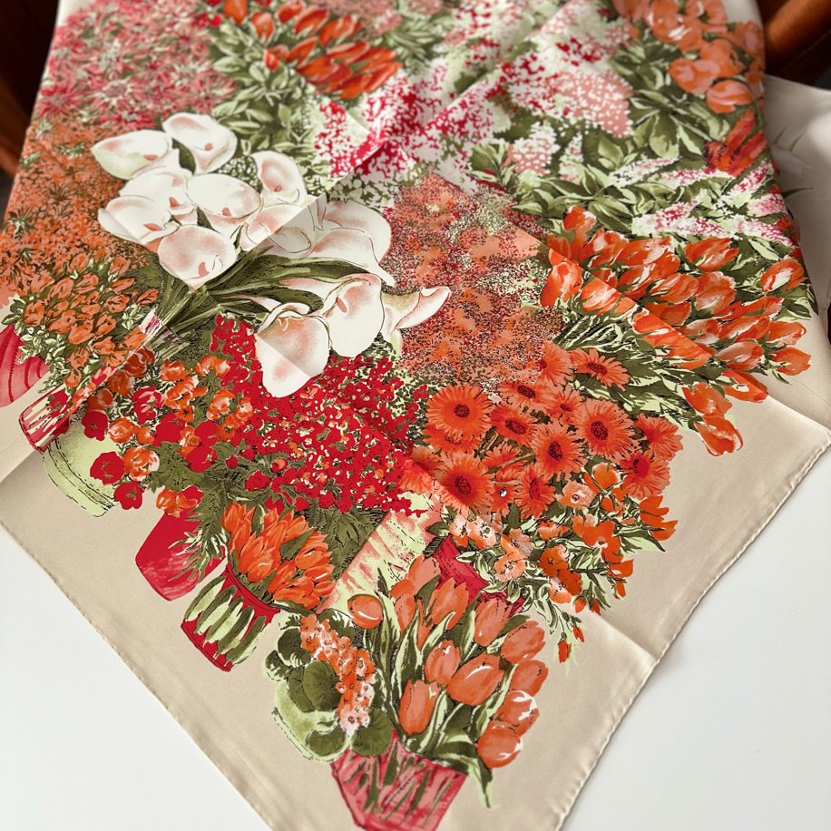 Buatly twill ipek eşarp