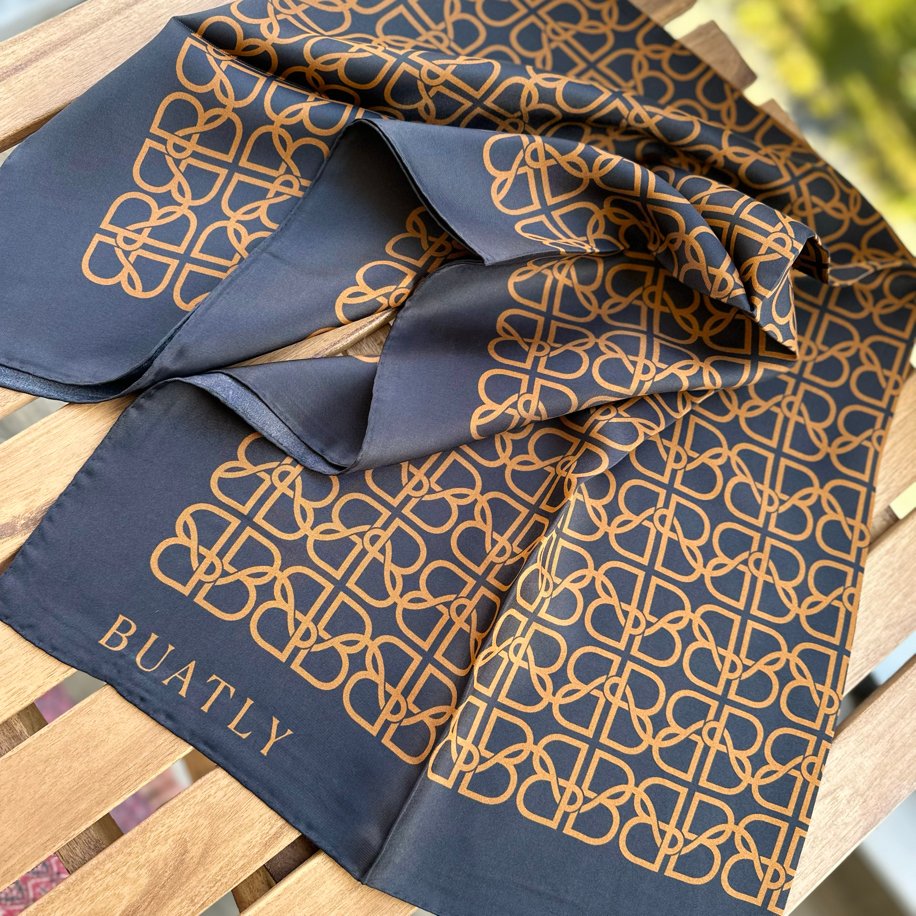 Buatly Twill ipek eşarp