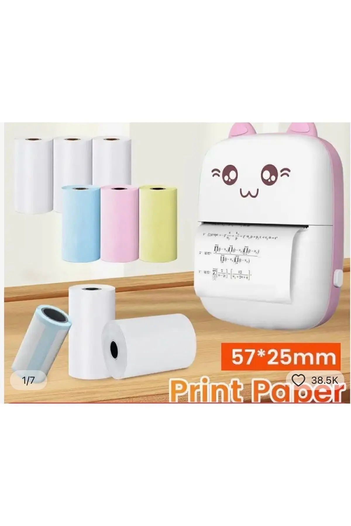 Paper Roll with sticker (Yapiskanlı)
