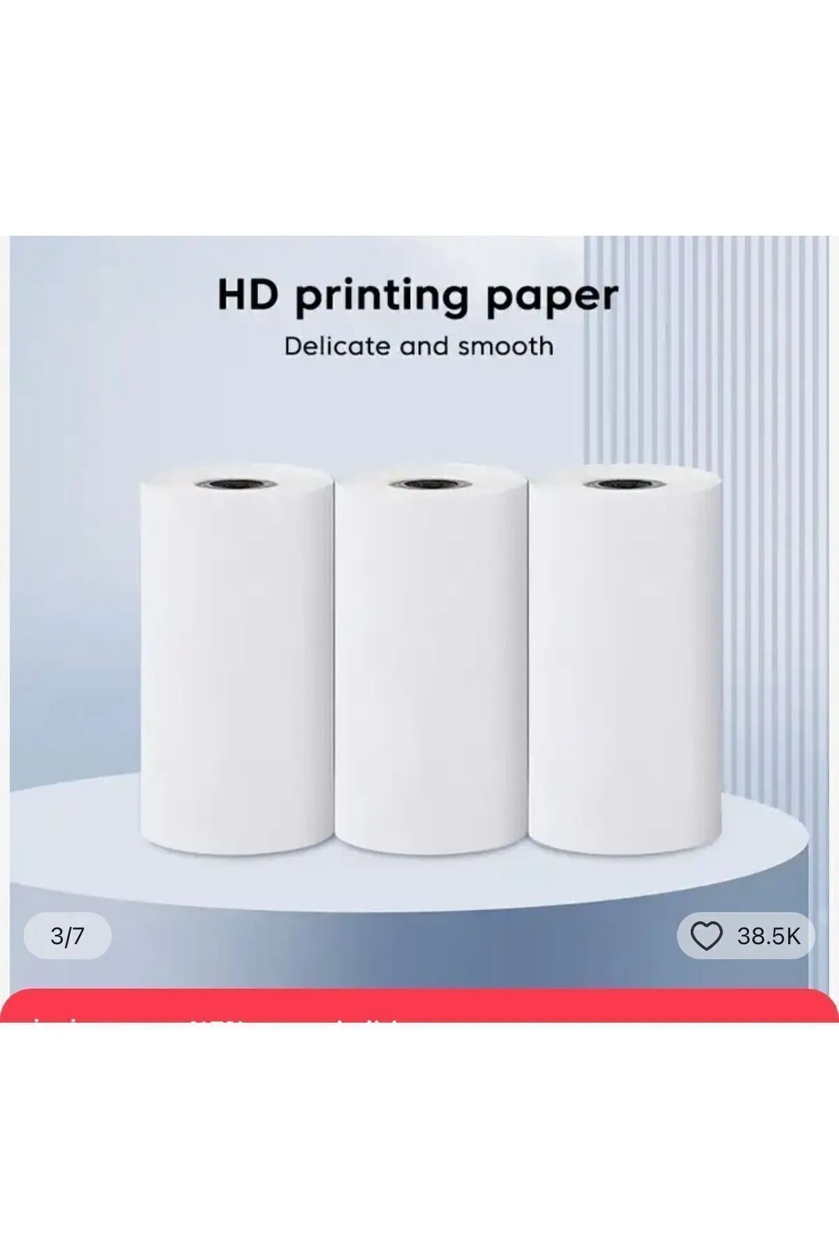 Paper Roll with sticker (Yapiskanlı)