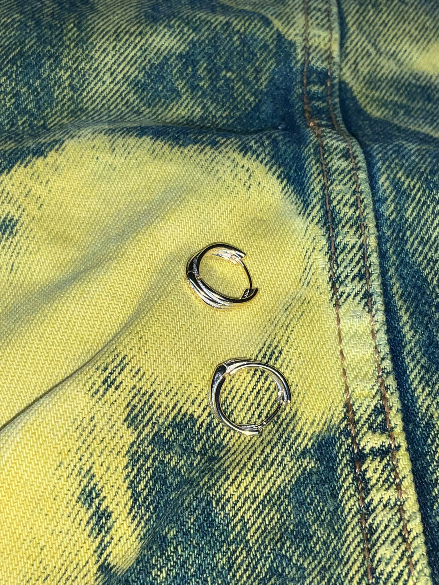 TRİPLE HOOP HALKA MODEL GÜMÜŞ KÜPE