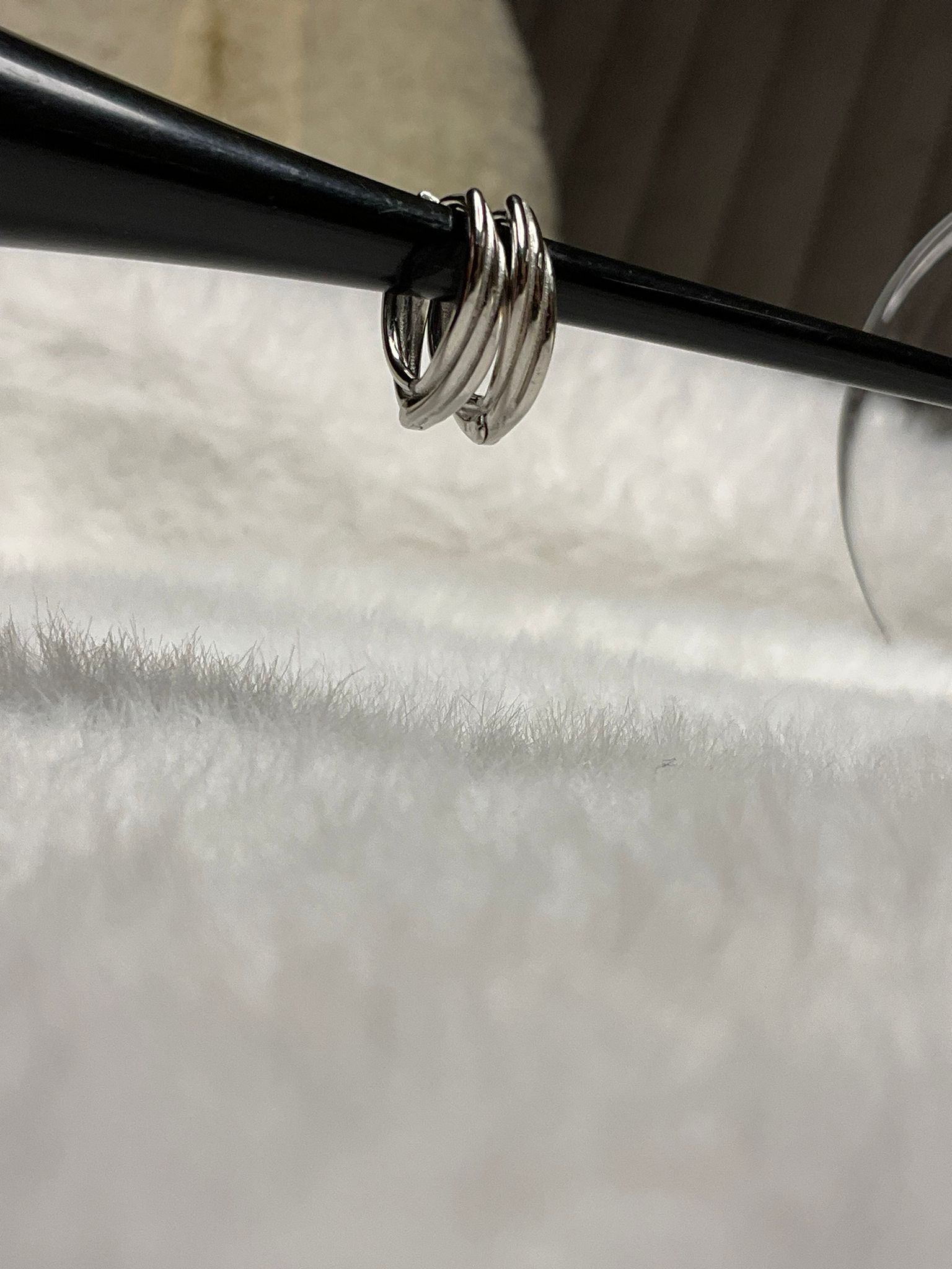 TRİPLE HOOP HALKA MODEL GÜMÜŞ KÜPE