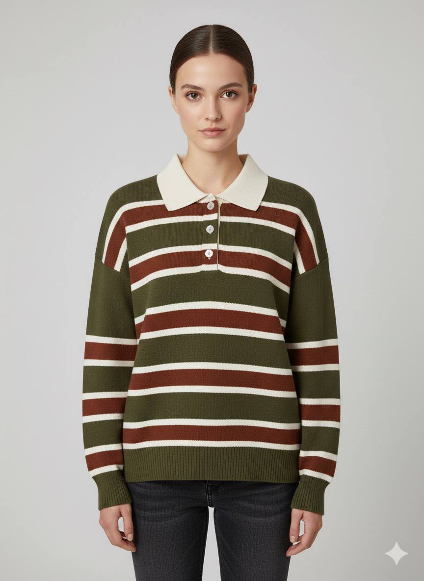 Polo Yaka Viral Triko Sweat Std Beden