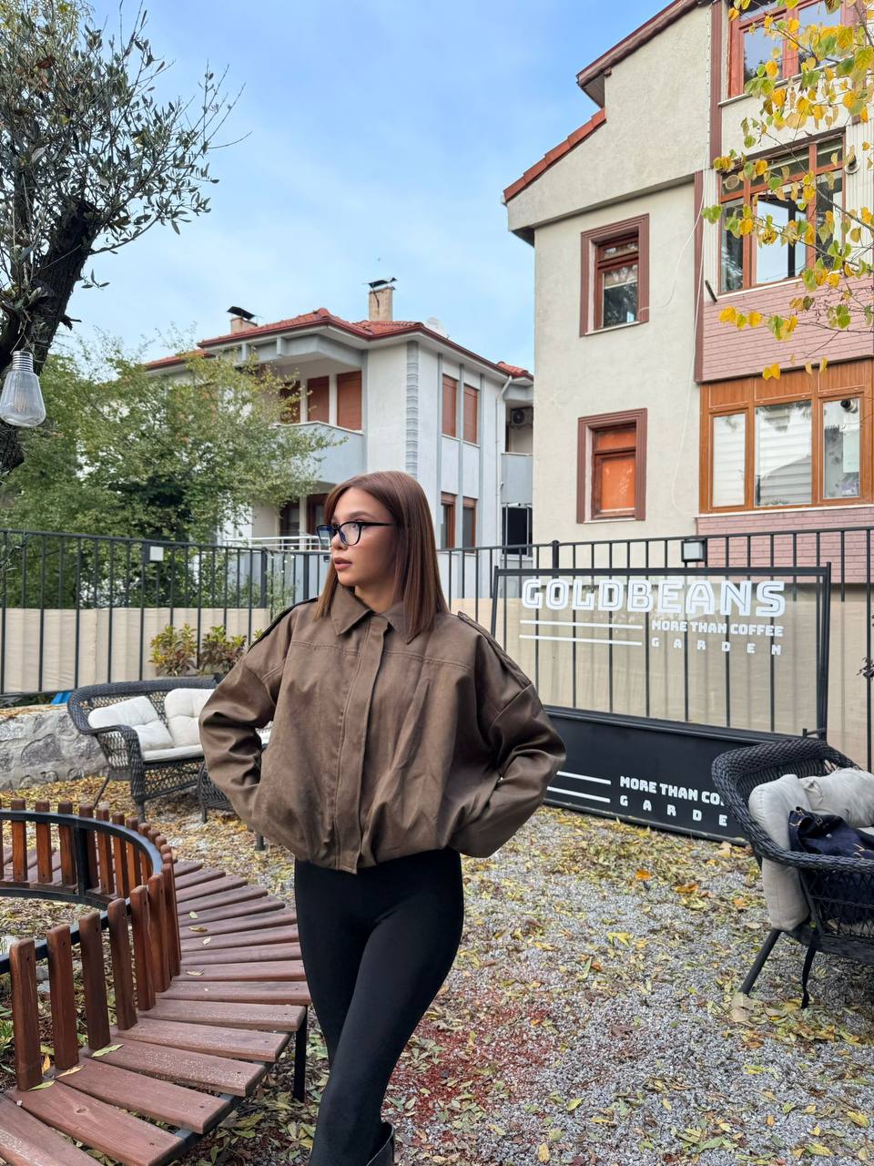 Muadil Süet Bomber Ceket