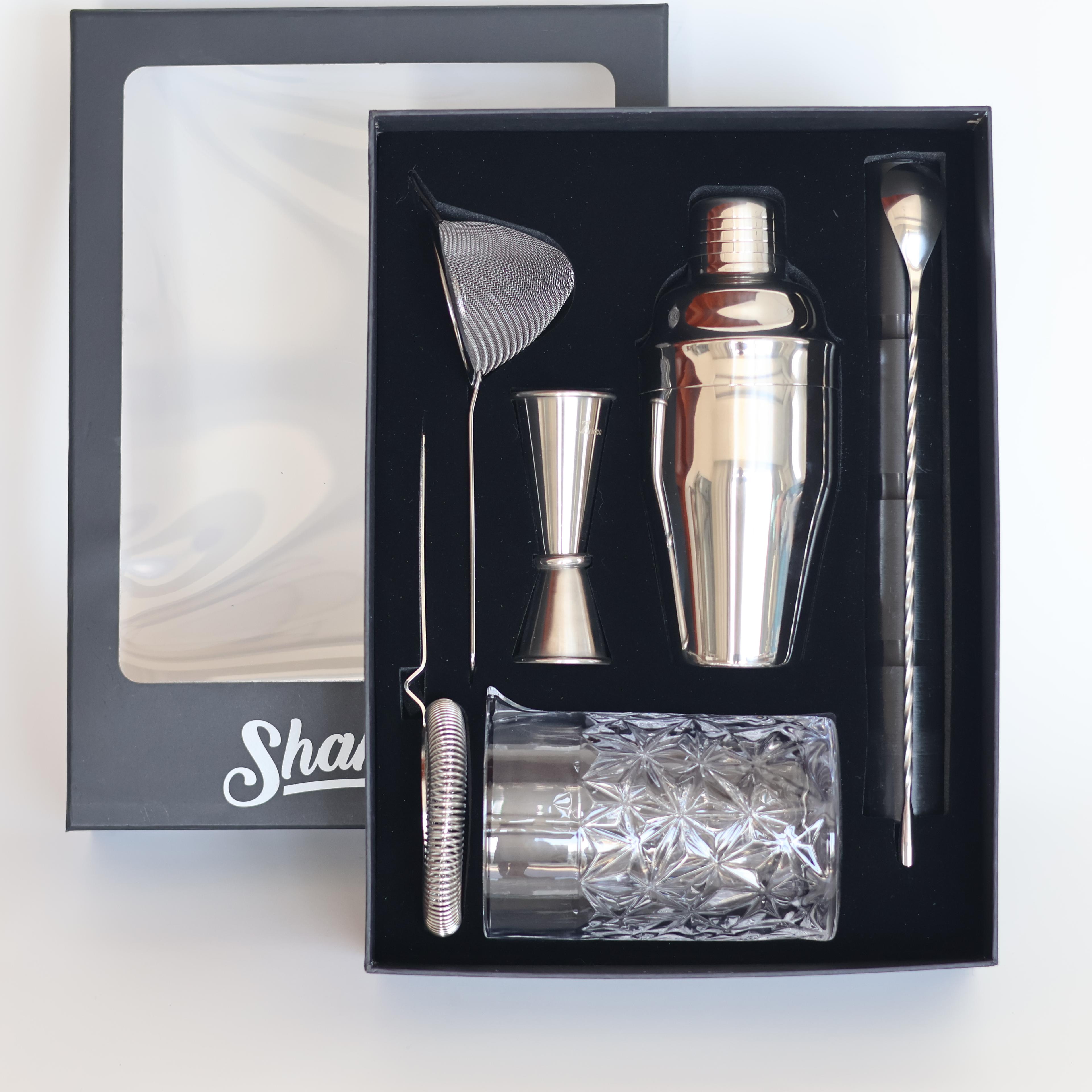 Profesyonel Çelik Cocktail Shaker Set