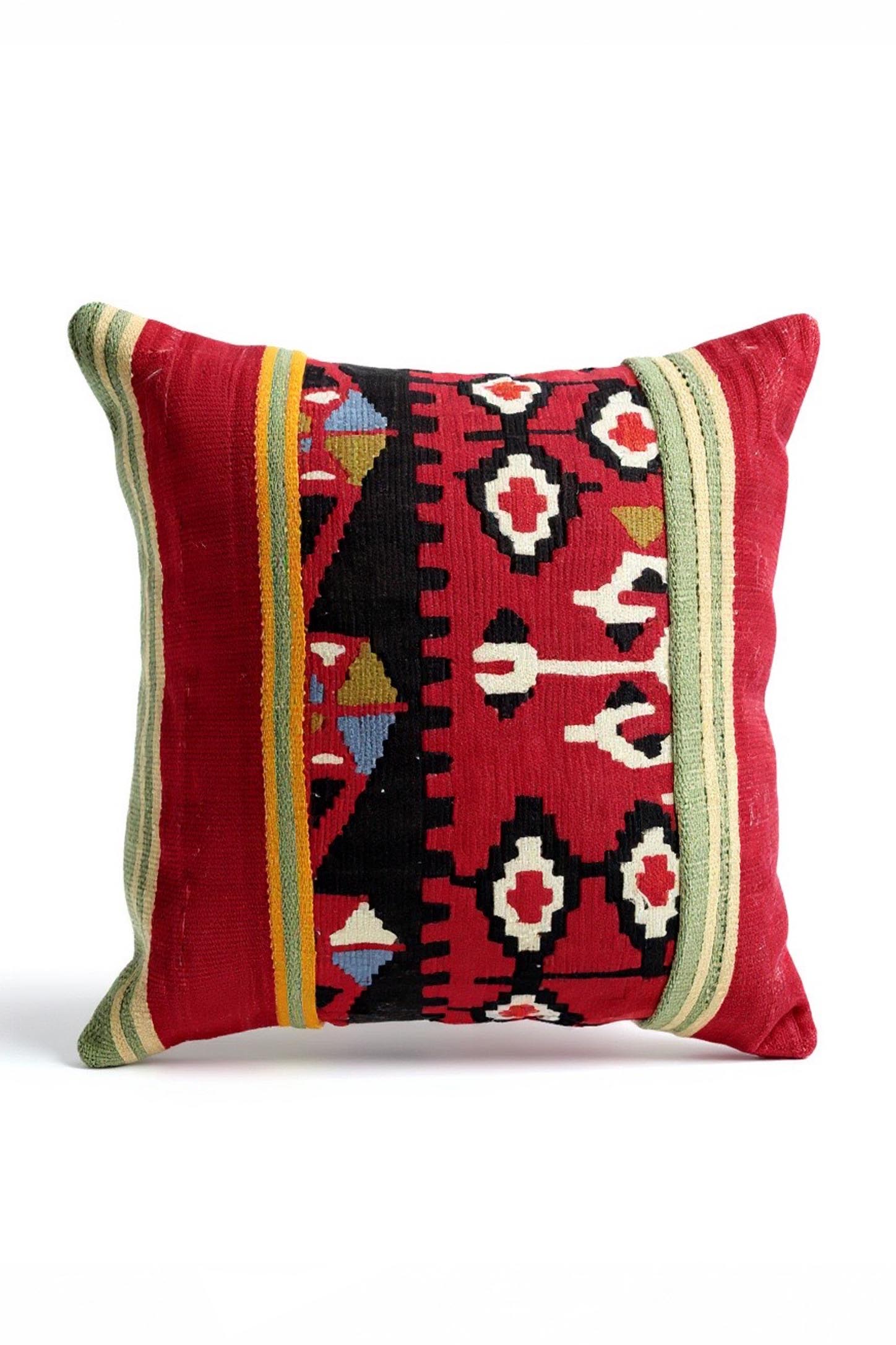 Kilim Desenli Dokuma Kırlent