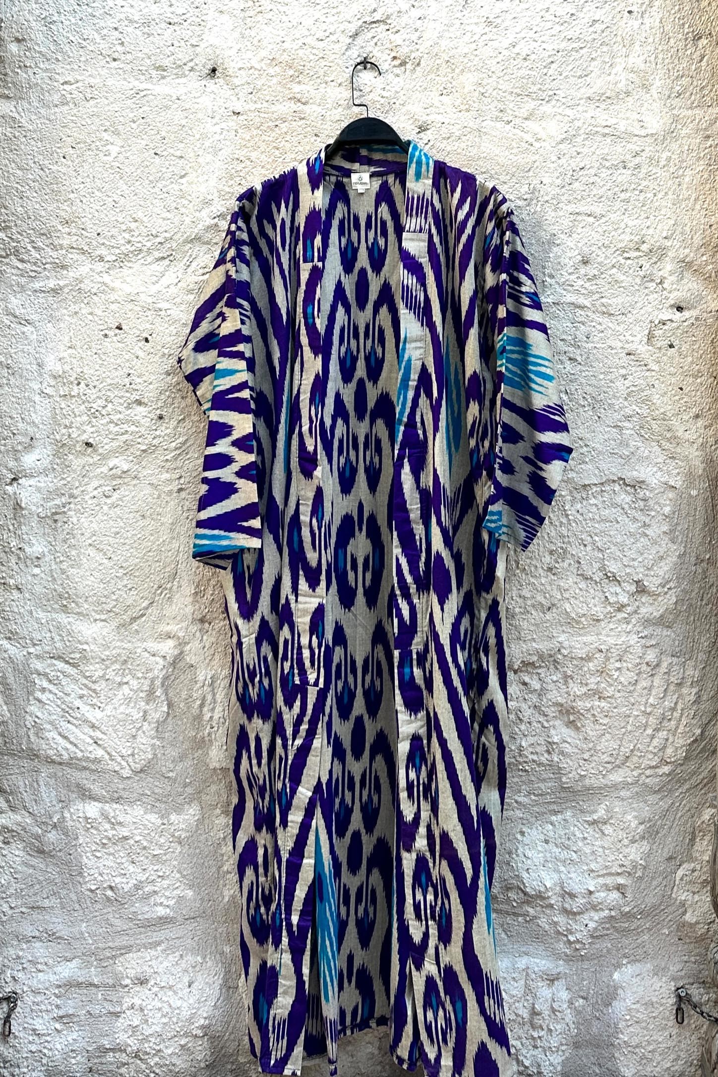 İkat Astarsız Uzun Kaftan