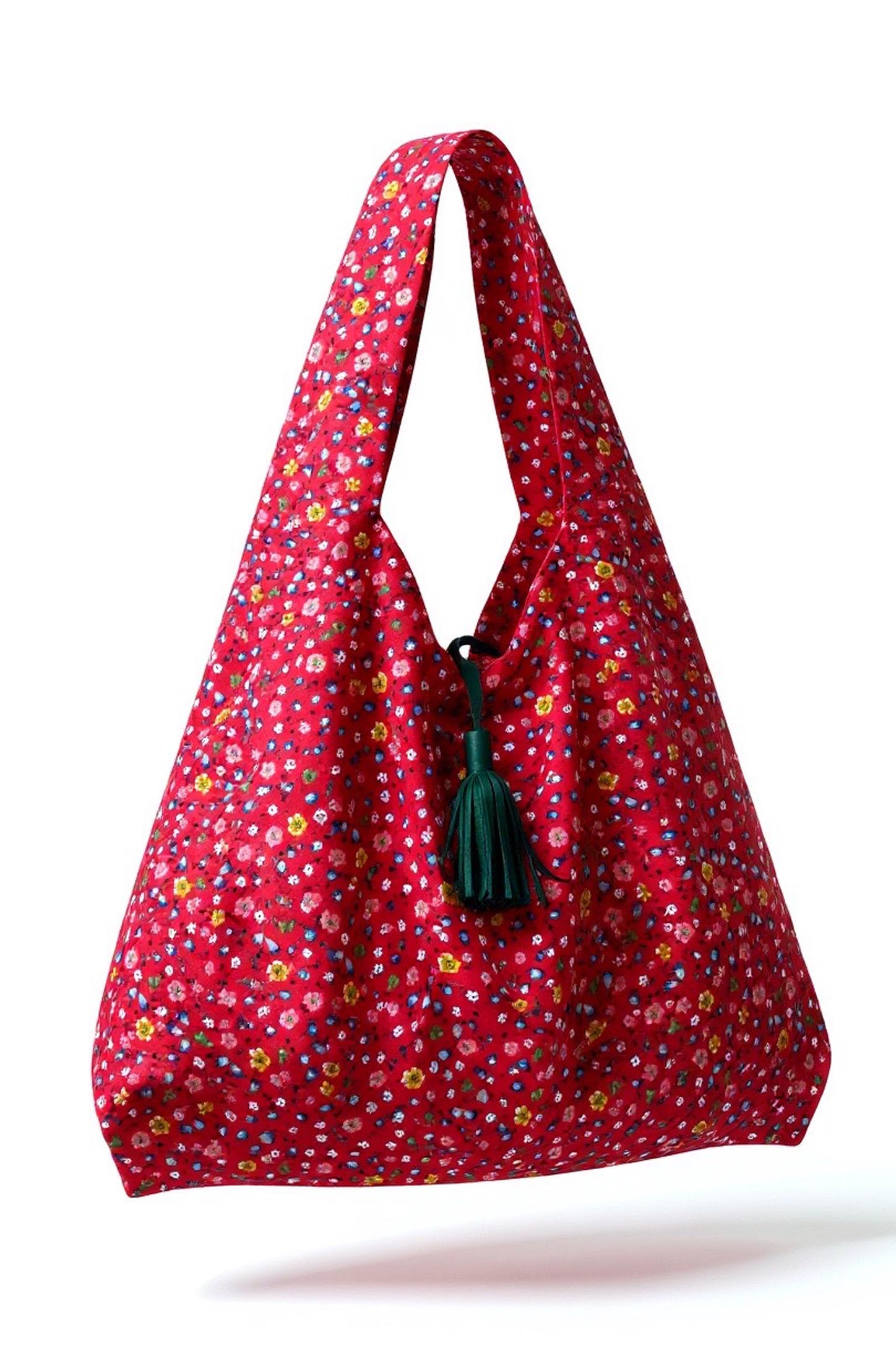 Desenli Poplin Kumaş Torba Çanta 