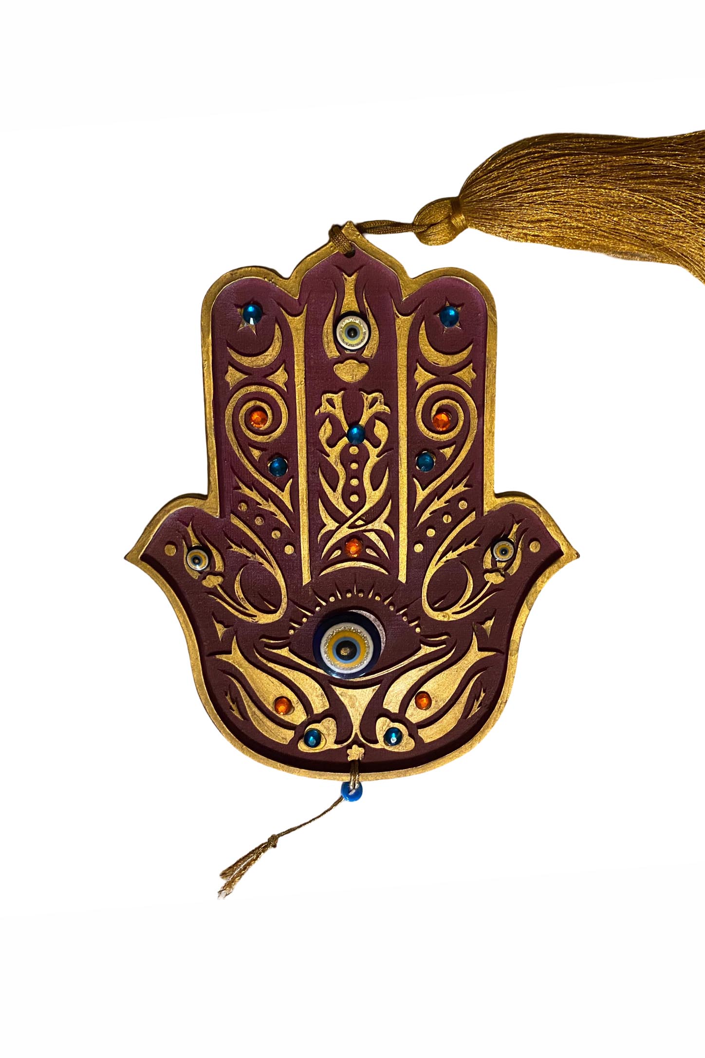 Ahşap Fatma Ana Eli Duvar Süsü