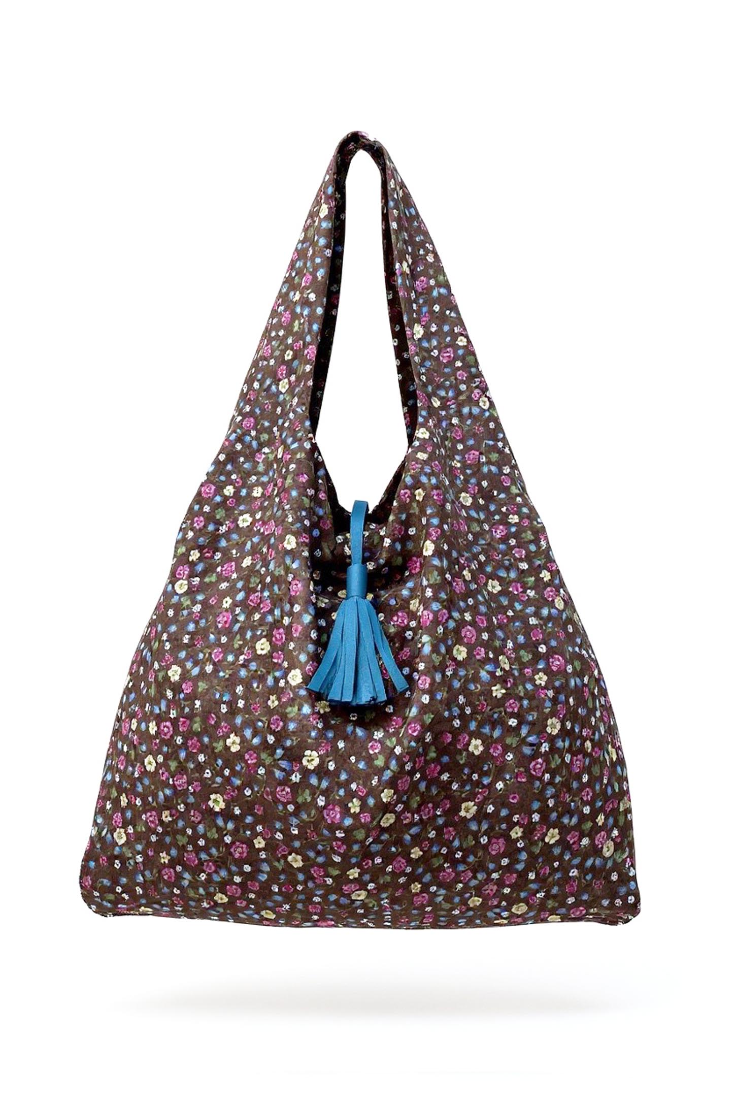 Desenli Poplin Kumaş Torba Çanta 