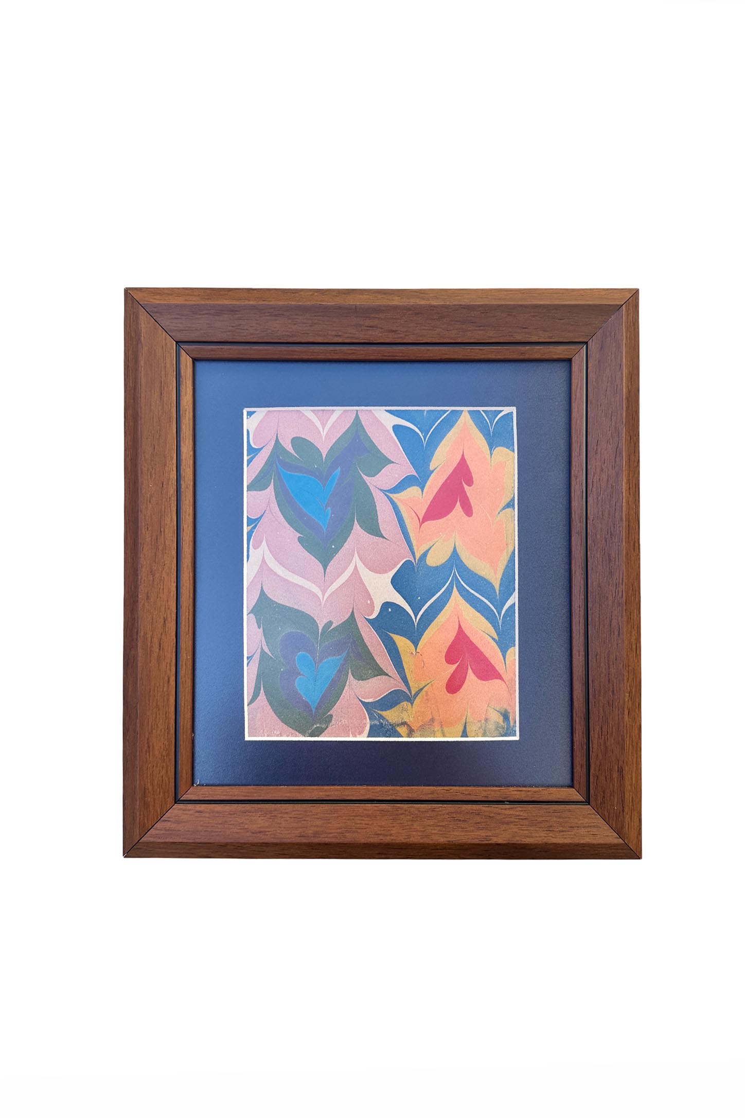 Ebru Desenli Dekoratif Çerçeve 