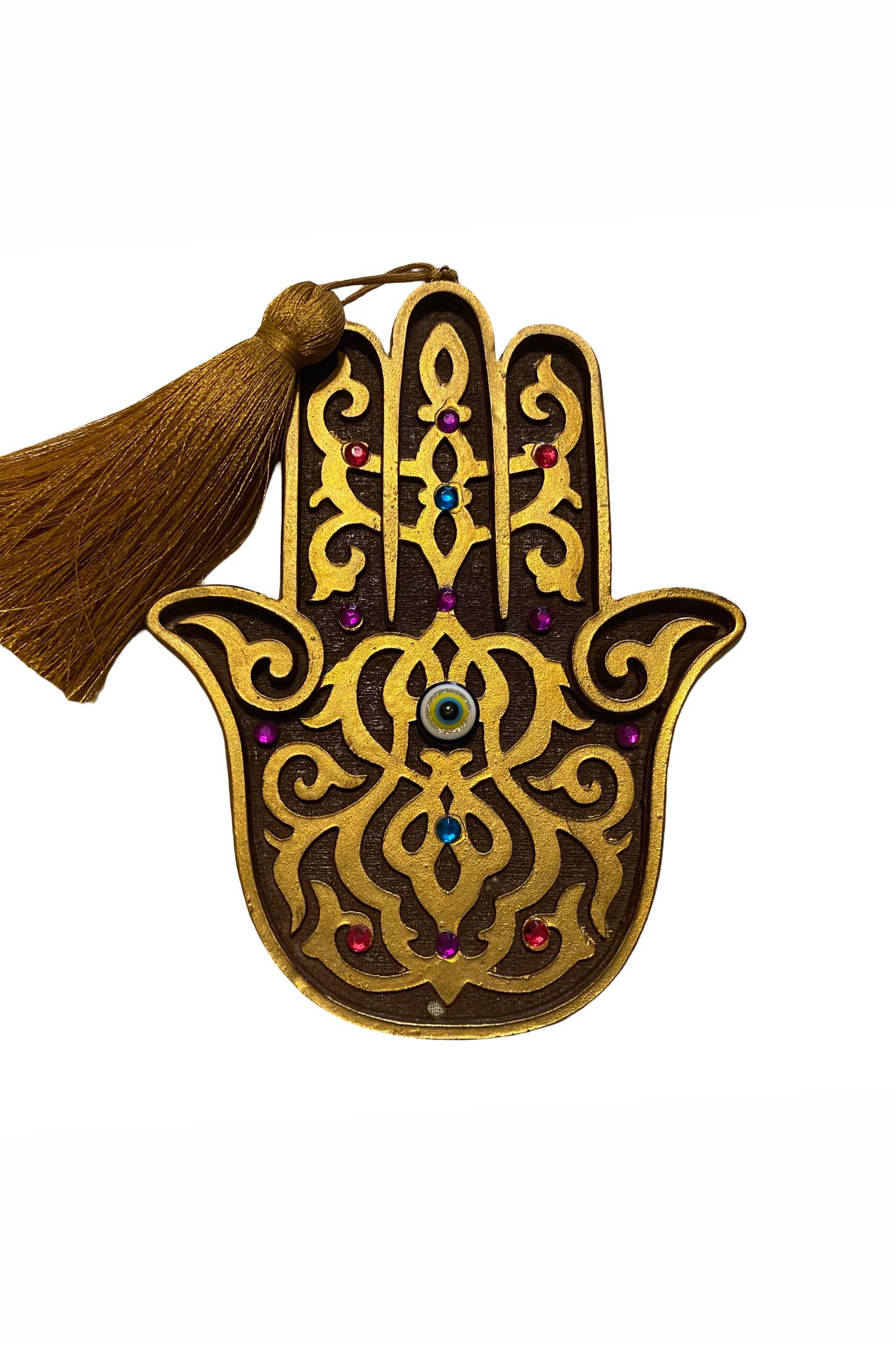 Ahşap Fatma Ana Eli Duvar Süsü