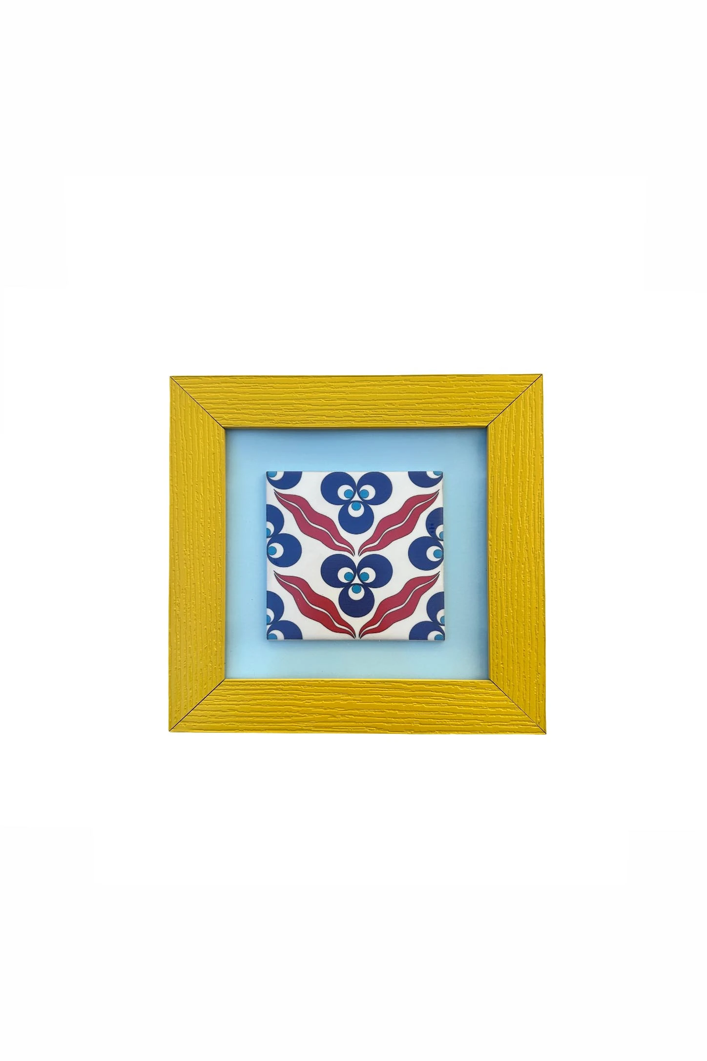 Çintemani Desenli Seramik Merkezli Çerçeve