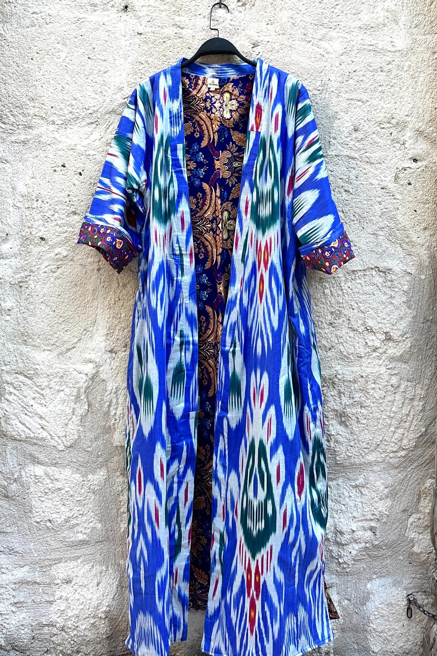 İkat Astarlı Uzun Kaftan